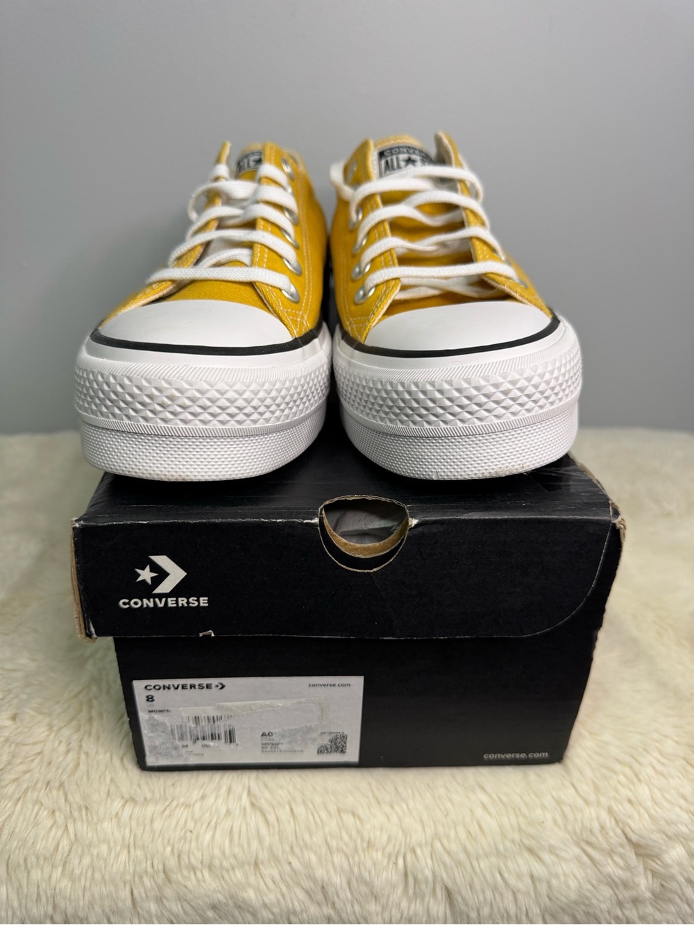Converse All Star Lift Platform ~ Yellow - Picture 3 of 6